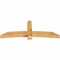 Ekena Millwork Bellingham Rough Sawn Timber Gable Bracket, Western Red Cedar, 84"W x 31"H x 6"D x 6"F, 9/12 Pitch GBW084X31X0606BEL00RWR - alternate 3